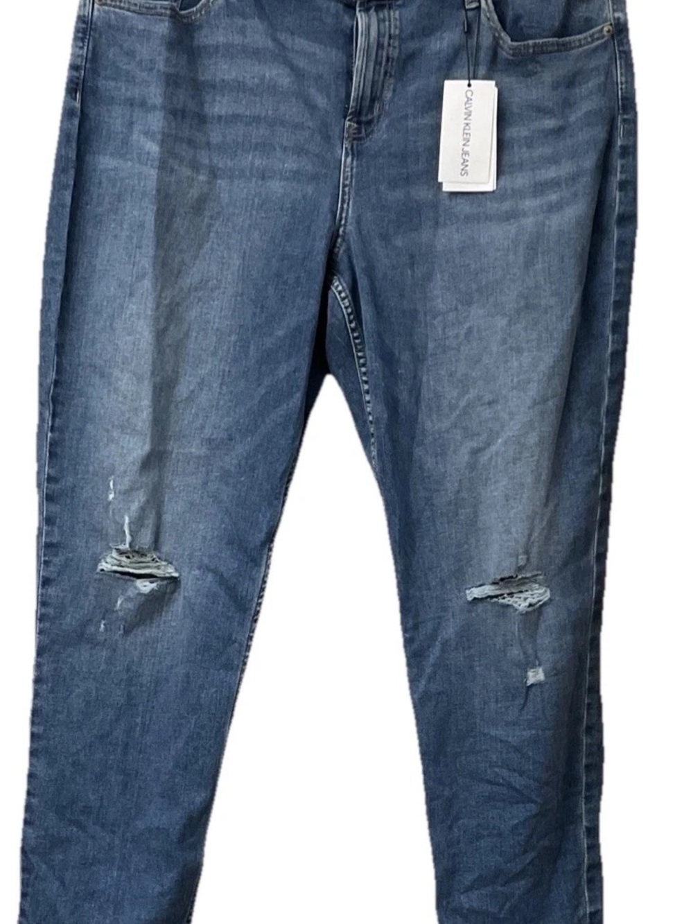 CALVIN KLEIN Women Boyfriend Jeans
16/33 Distressed Mid Rise Preppy
HipHop NWT